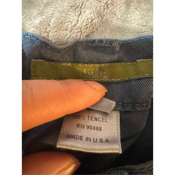 Pulp stovepipe jean high-waisted tencel teal pants M/8 - Picture 10 of 10